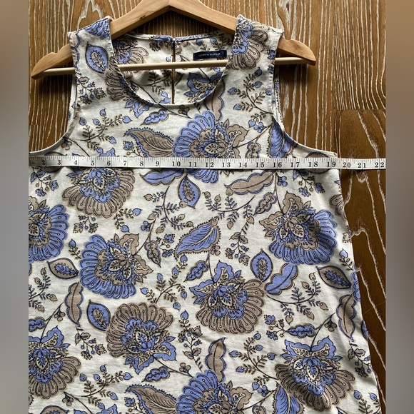 Tommy Hilfiger linen blend A line sleeveless floral dress EUC - Picture 6 of 10